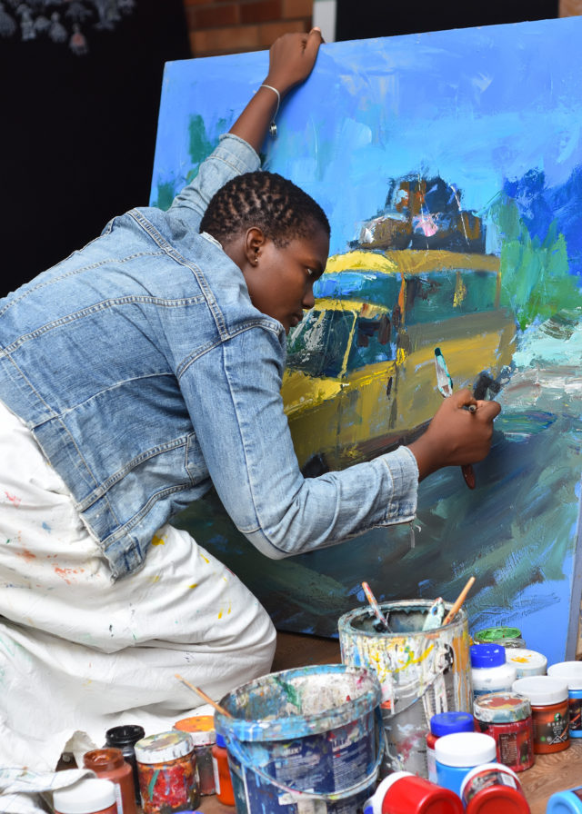 Astounding Ghanaian Painter/Musician "Nyornuwofia Agorsor" shares some stunning photos from her art studio AdvertAfrica News on afronewswire.com: Amplifying Africa's Voice | afronewswire.com | Breaking News & Stories