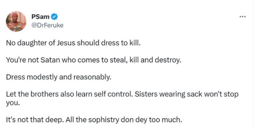 No Jesus daughter should dress to kill, says cleric AdvertAfrica News on afronewswire.com: Amplifying Africa's Voice | afronewswire.com | Breaking News & Stories