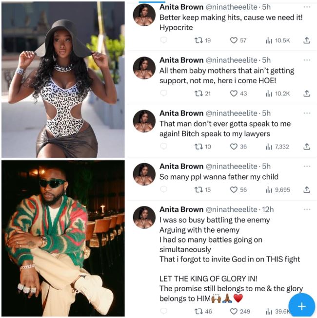 All of Davido's baby mama's will receive American work visas so they can "get what they deserve" from him - Anita Brown. AdvertAfrica News on afronewswire.com: Amplifying Africa's Voice | afronewswire.com | Breaking News & Stories