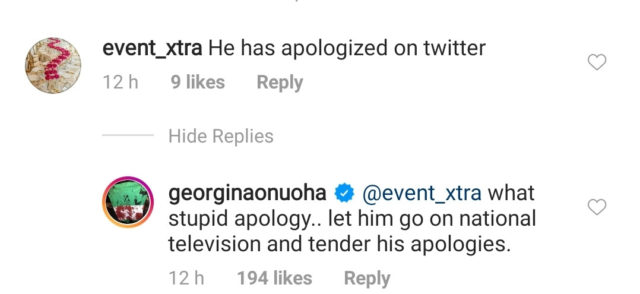 Georgina Onuoha joins other Nigerians to blast Desmond Elliot over his comment about social media - 'You have forgotten the days your wife was feeding you'' (video) Afro News Wire