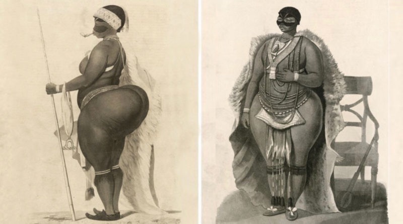 African History:- Saartijie Baartman from Khoisan exhibited for her large buttocks in Europe Afro News Wire