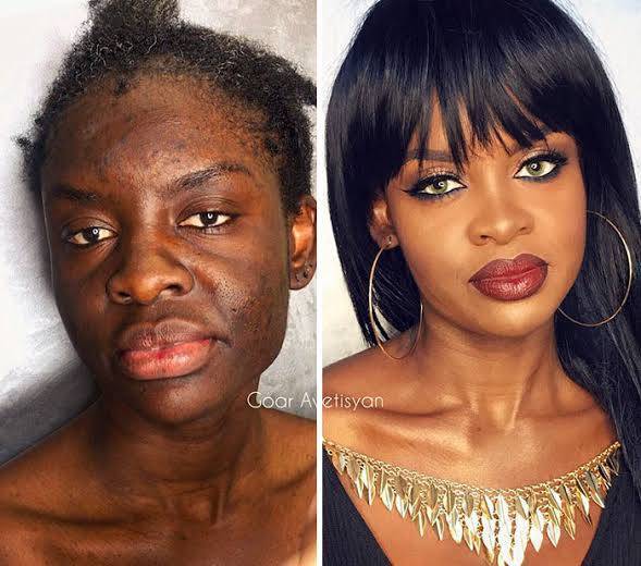 Makeup Challenge Trend Will Keep You In Shock-Photo Afro News Wire