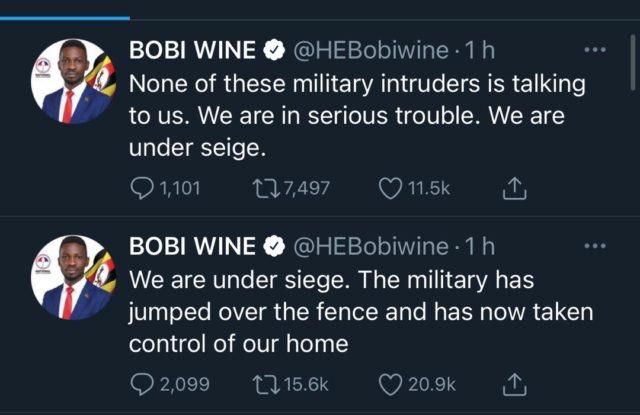 Uganda: Military Takes Over Presidential Candidate Bobi Wine’s Home Afro News Wire