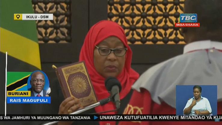 BREAKING: Tanzania's Samia Suluhu Hassan sworn in as first female president Afro News Wire
