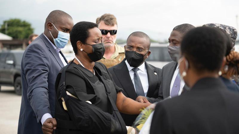 First Lady Moïse mourns late president as Haitians demand justice AdvertAfrica News on afronewswire.com: Amplifying Africa's Voice | afronewswire.com | Breaking News & Stories