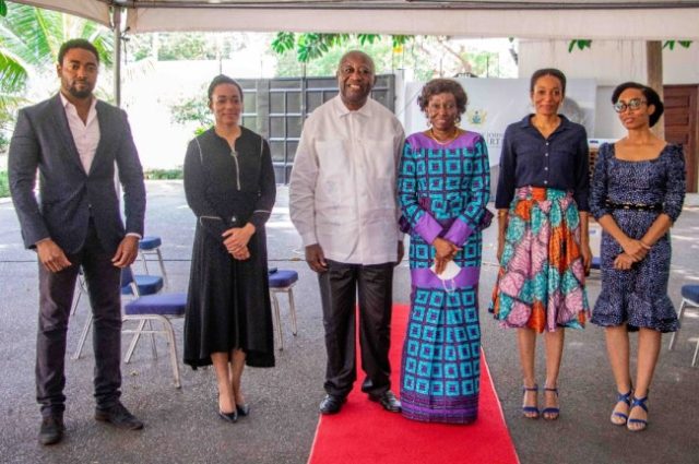 Former Ivorian President, Laurent Gbagbo pays final respects to Rawlings. Afro News Wire