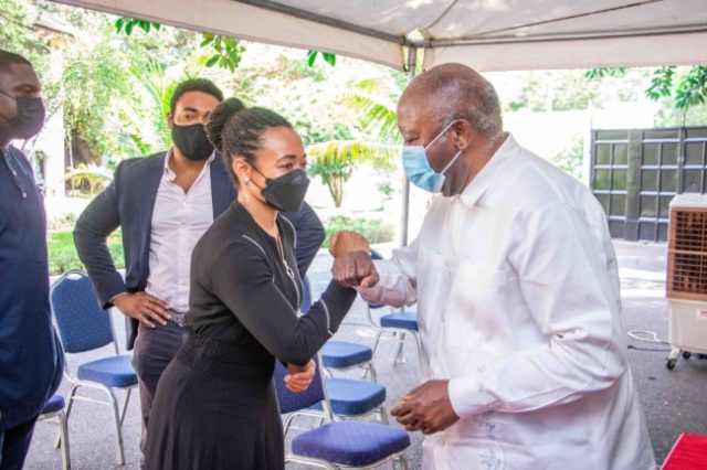 Former Ivorian President, Laurent Gbagbo pays final respects to Rawlings. Afro News Wire