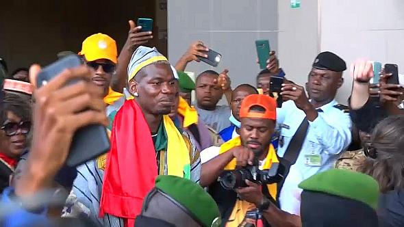 Paul Pogba is greeted as a hero in Guinea. Afro News Wire