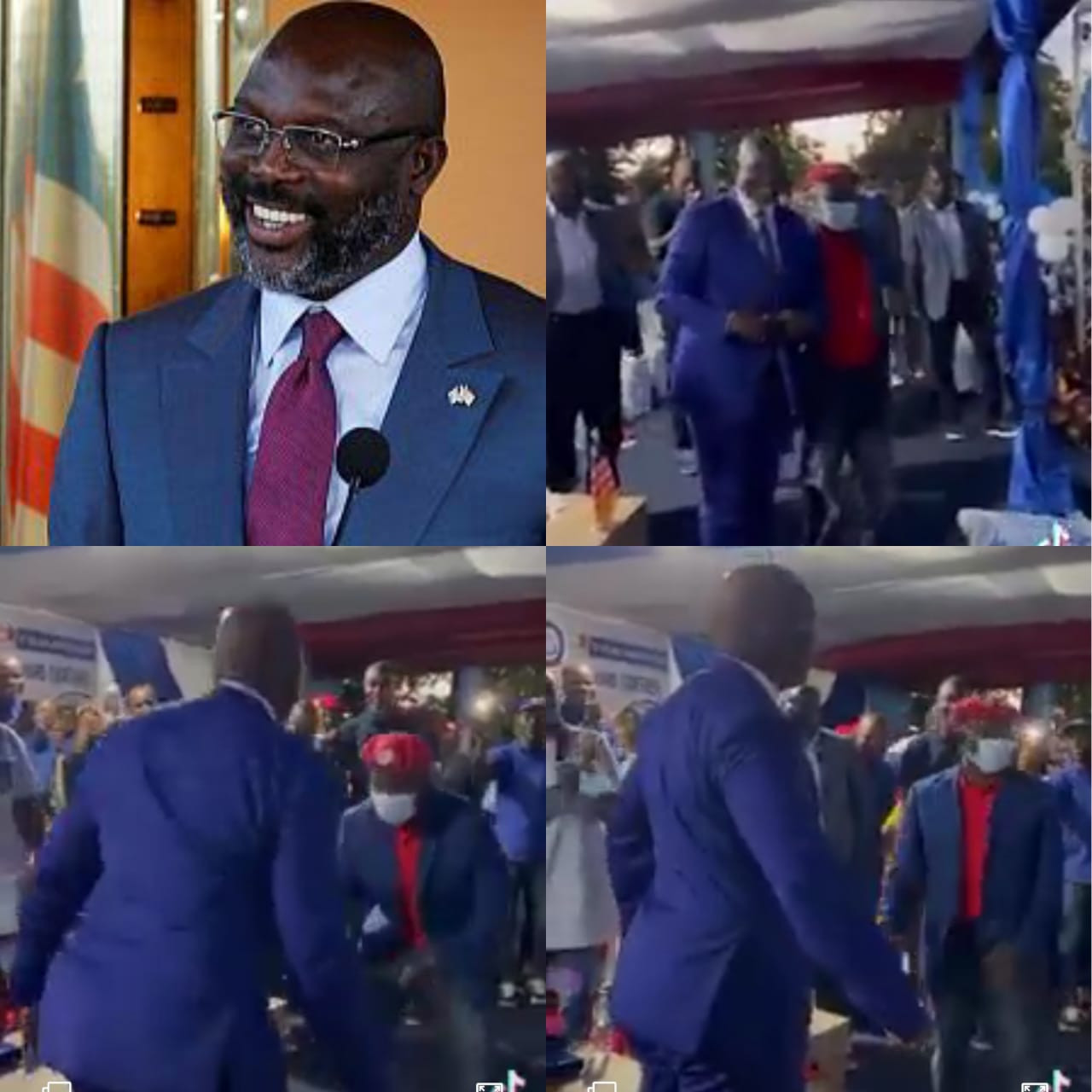Liberian president hops on Kizz Daniels Buga challenge. Afro News Wire
