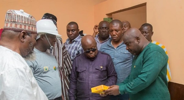 Akufo-Addo visits a GH9.2 million factory in Bimbilla that processes yams and cassava. Afro News Wire