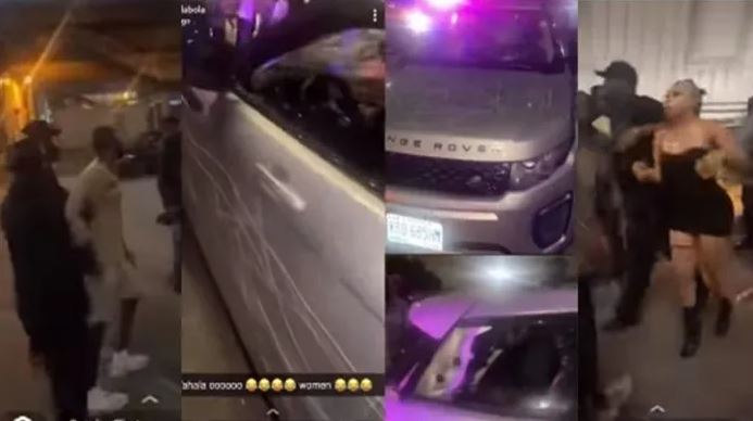 Married man destroy Range Rover he bought for his side-chick after she allegedly cheated on him. Afro News Wire
