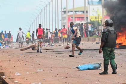 violent fights during the anti-junta protest in Guinea Afro News Wire