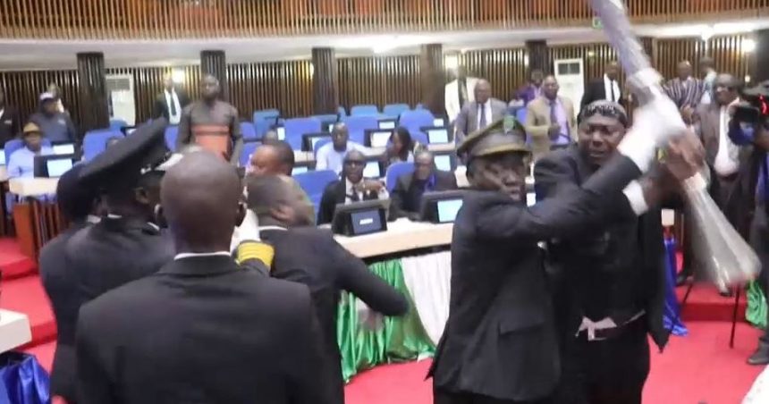 Fight breaks out in Sierra Leone's parliament over electoral reform. Afro News Wire