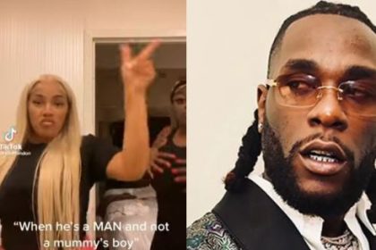 Burna Boy reacts to Stefflon Don's remark about him being a "mummy's boy". Afro News Wire