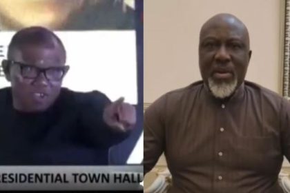 Dino Melaye, berates Peter Obi for lashing out at him at the Presidential town hall meeting. Afro News Wire
