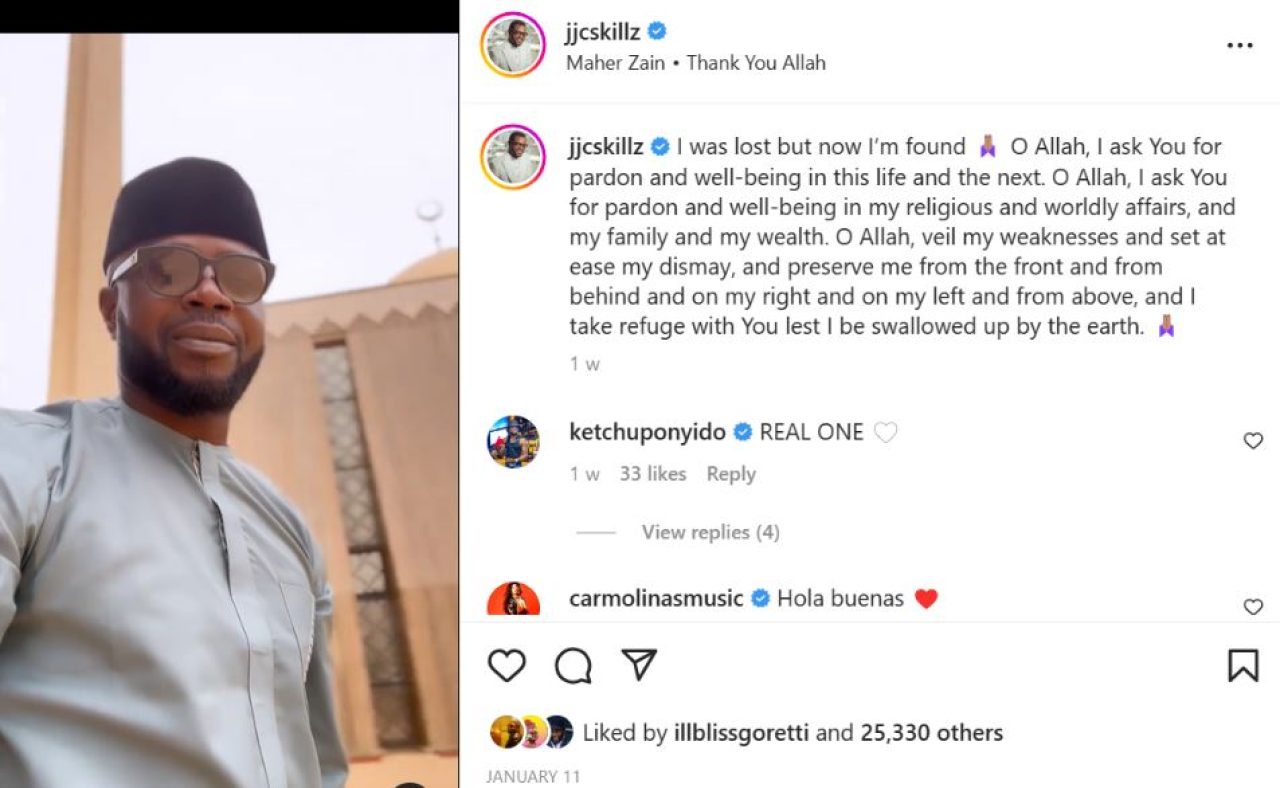 Funke Akindele's ex-husband stir reactions with his latest post. Afro News Wire