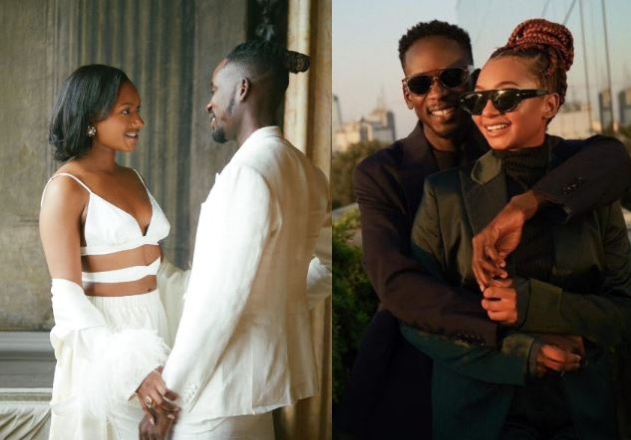 Temi Otedola refers to Mr. Eazi, her fiancé, as her "husband." Afro News Wire