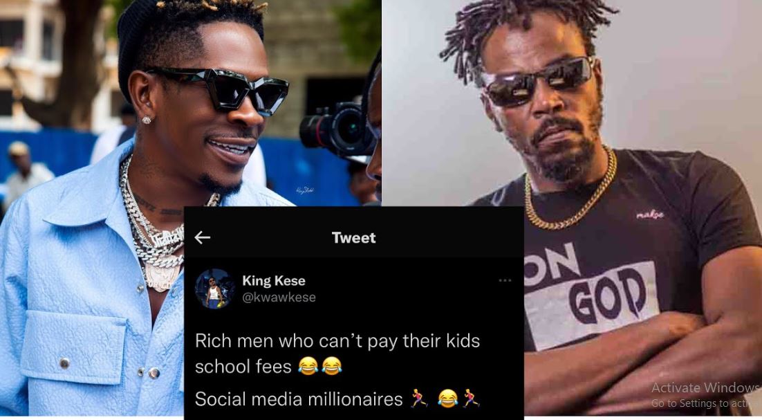Any rich man who cannot pay his children’s school fees is a social media billionaire - Kwaw Kese jabs Shatta Wale Afro News Wire