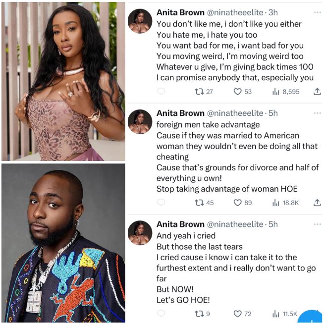 Ask him how i taste! - Anita Brown continues dragging Davido says Chioma had abortions before they had a son. AdvertAfrica News on afronewswire.com: Amplifying Africa's Voice | afronewswire.com | Breaking News & Stories
