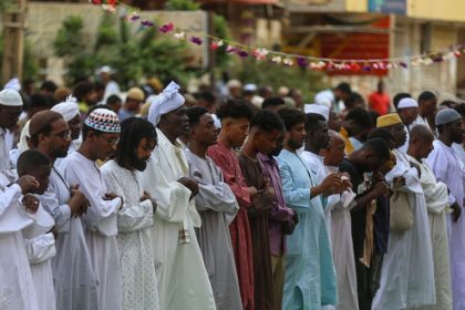 Frustrated Sudanese's Eid prayer for peace, shattered by gunfire. Afro News Wire