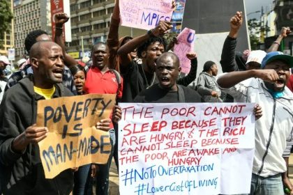 "They want to kill us with hunger" - Kenyans protest high cost of living and tax hike plans. Afro News Wire