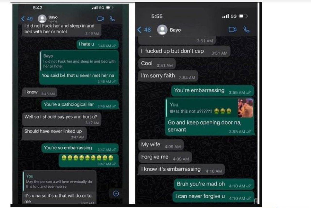 Davido’s cousin, B-Red pokes fun at him in alleged leaked chat with wife, Faith. Afro News Wire