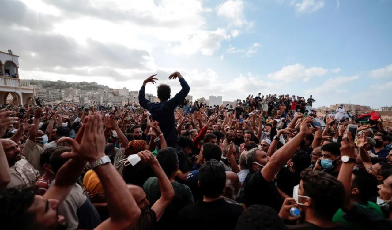 "The sad city of Derna demands its rights" - Libyan survivors protest against authorities. Afro News Wire
