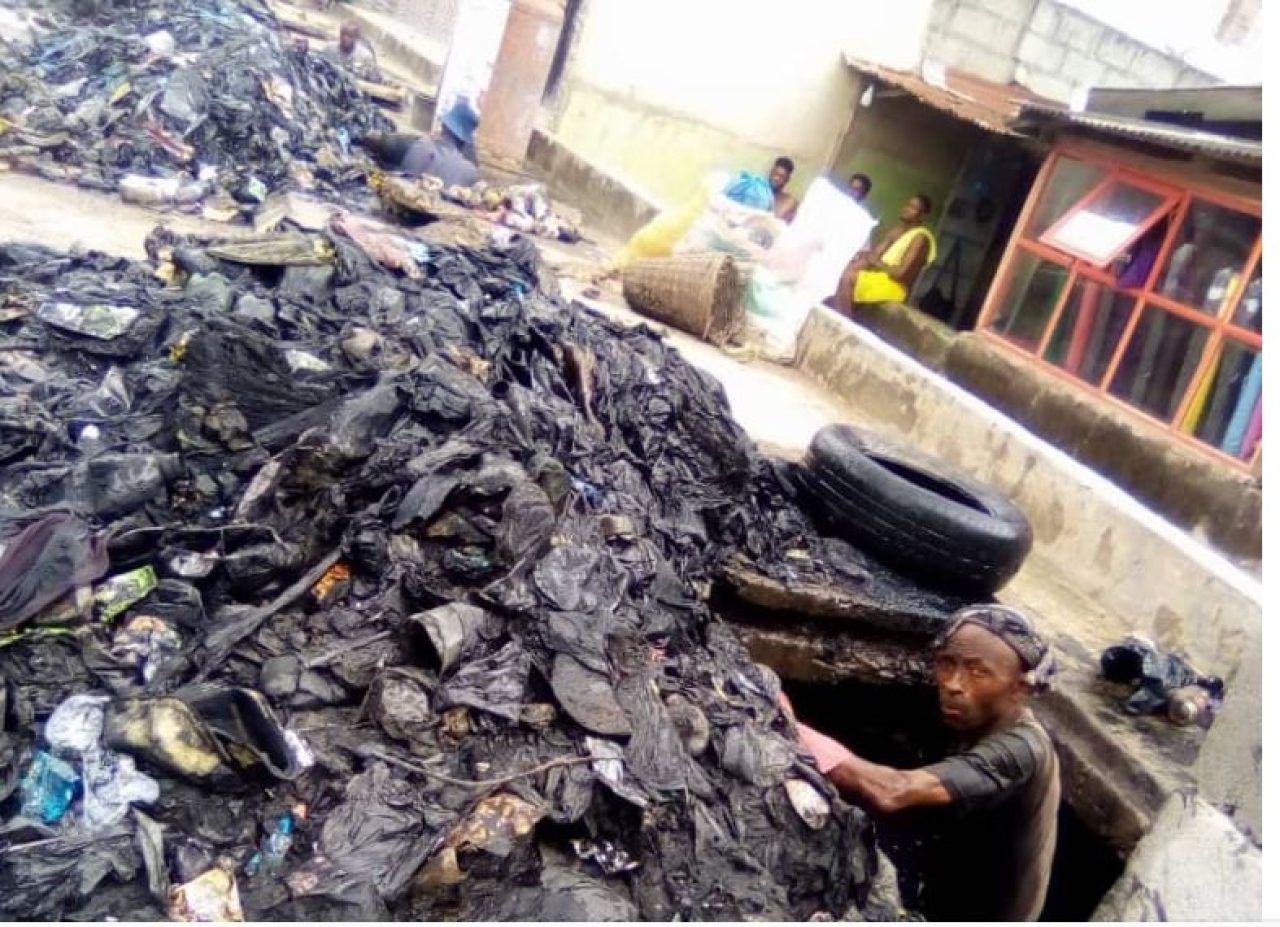 Filth Removed From Lagos Drainage Cause Stir (Photos). Afro News Wire