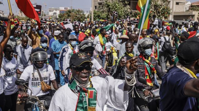 Thousands of Senegalese Rally in Protest Demanding Adherence to Election Date Afro News Wire