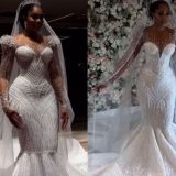 Sharon Ooja Mesmerizes in Her Wedding Gown Afro News Wire